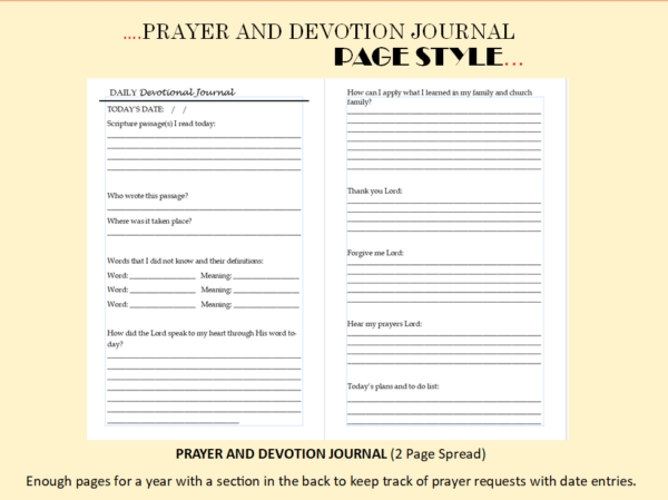 Prayer and Devotional Journal - Image 2